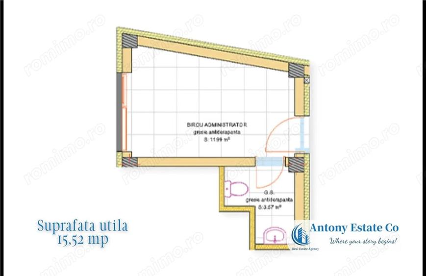 Spațiu comercial, de 16 mp, în Calea Clujului
