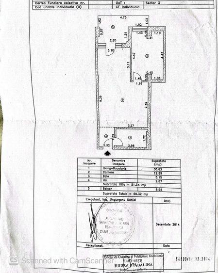 Apartament cu 2 camere semidecomandat în Nerva Traian