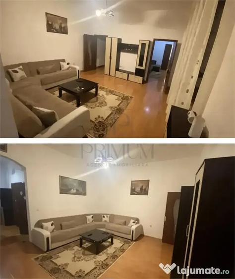 Apartament cu 3 camere decomandat, mobilat în Traian