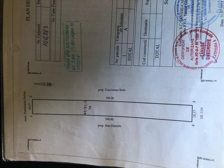 Teren agricol extravilan de 8571 mp, în Lumina