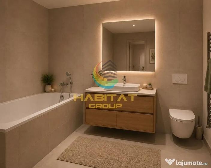 Apartament cu 3 camere decomandat în Titan