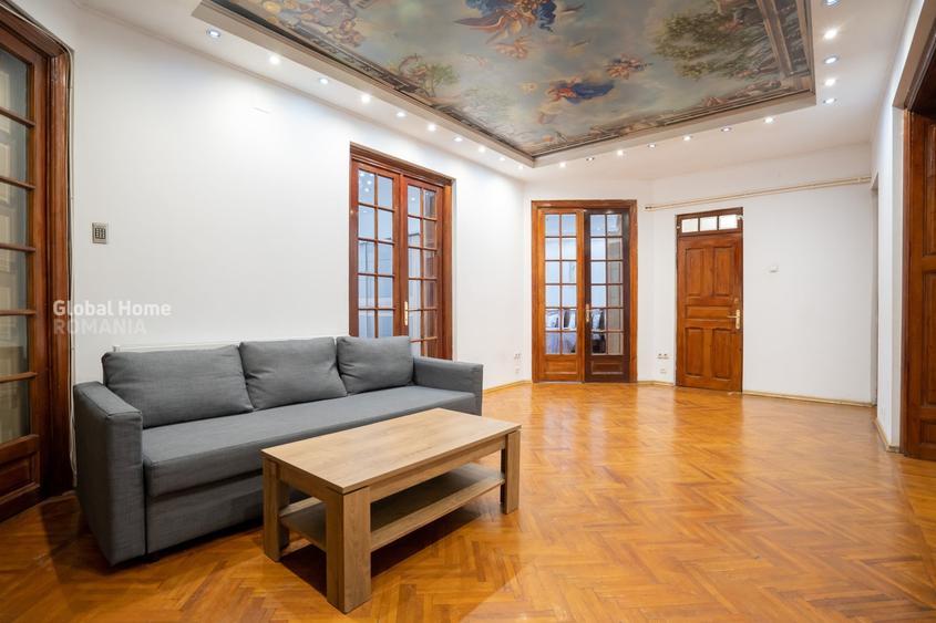 Apartament cu 6 camere circular, mobilat în Cișmigiu