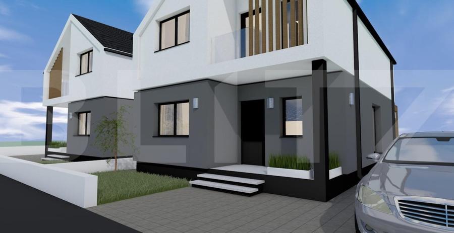 Duplex cu 4 camere cu Canalizare în Moșnița Nouă