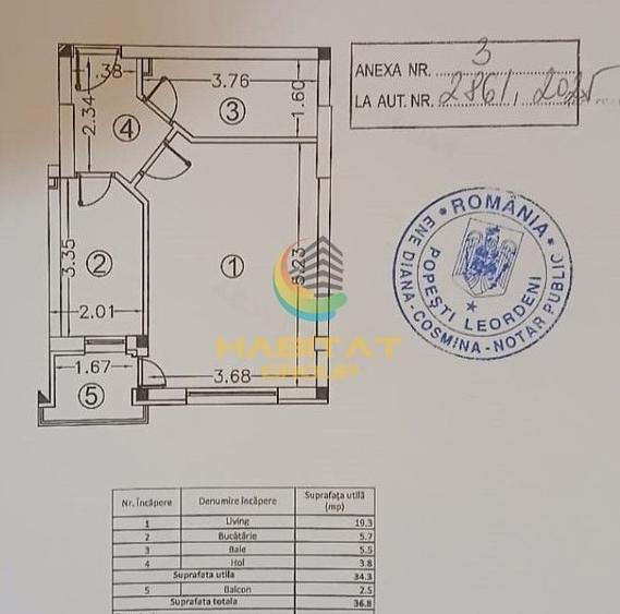 Garsonieră decomandată, mobilată în Metalurgiei