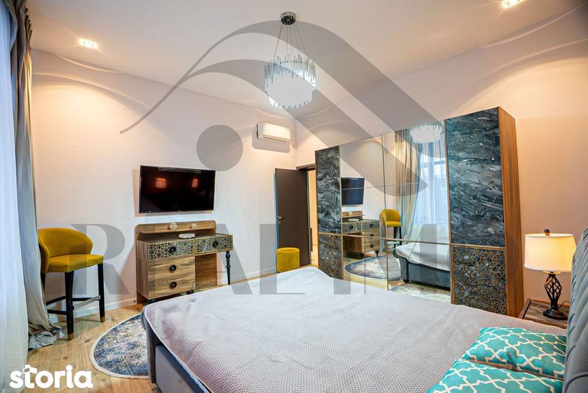 Apartament cu 3 camere, mobilat în Central