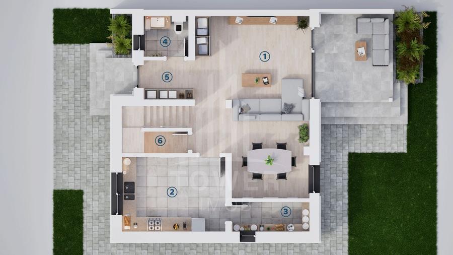 Duplex cu 4 camere cu Canalizare în Șura Mică
