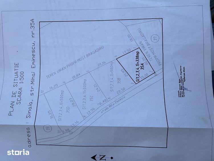 Teren de 338 mp, în Central