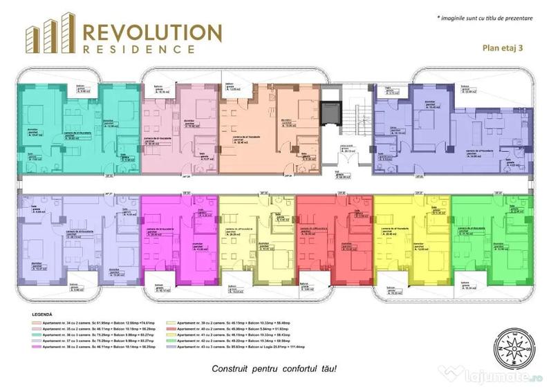 Apartament cu 2 camere decomandat în Vasile Alecsandri