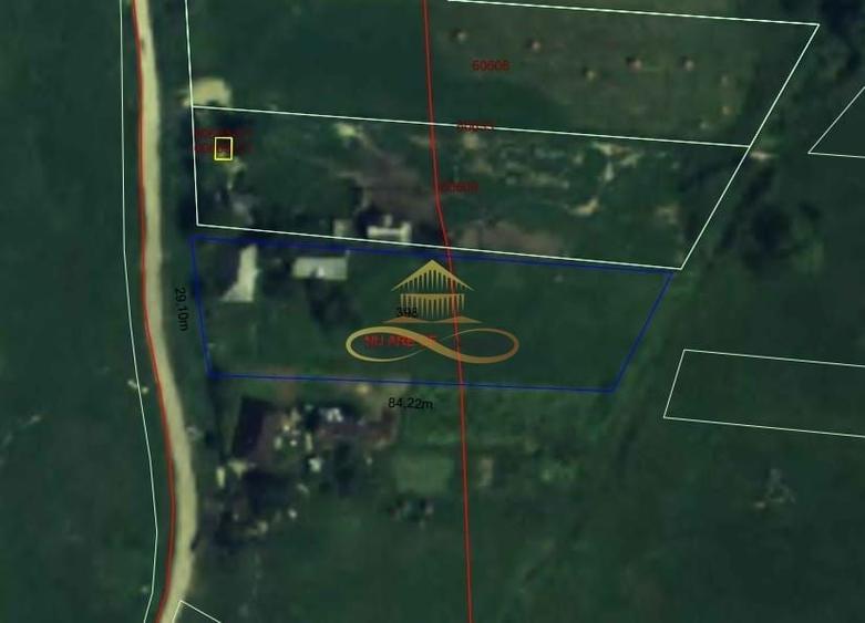 Teren agricol intravilan de 6625 mp, în Nord-Vest