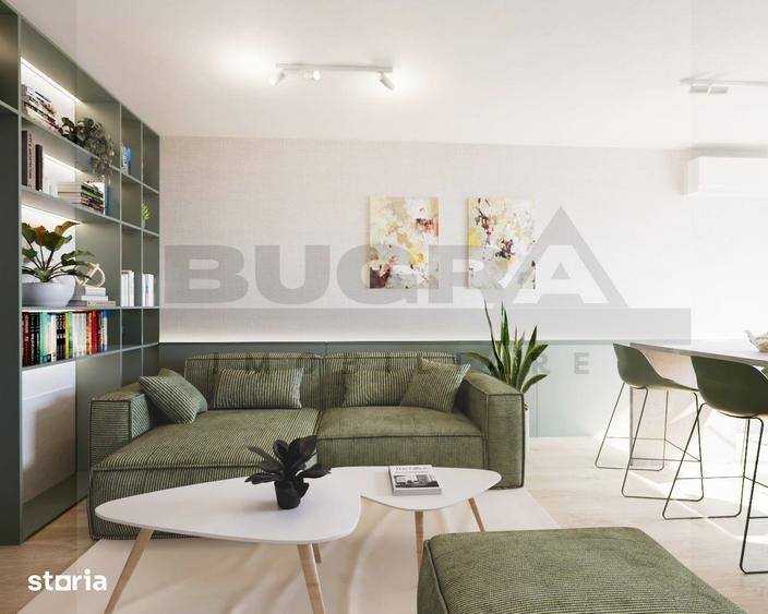 Apartament cu 2 camere semidecomandat în Între Lacuri
