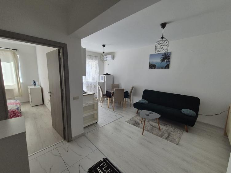 Apartament cu 2 camere semidecomandat, mobilat în Chiajna