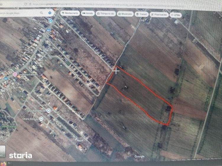 Teren de 31506 mp, în Săbăreni