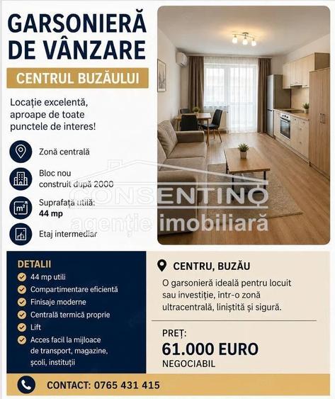 Garsonieră decomandată în Unirii Centru