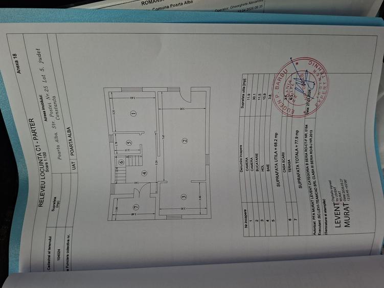 Casă cu 4 camere cu Teren 281 Mp în Poarta Albă