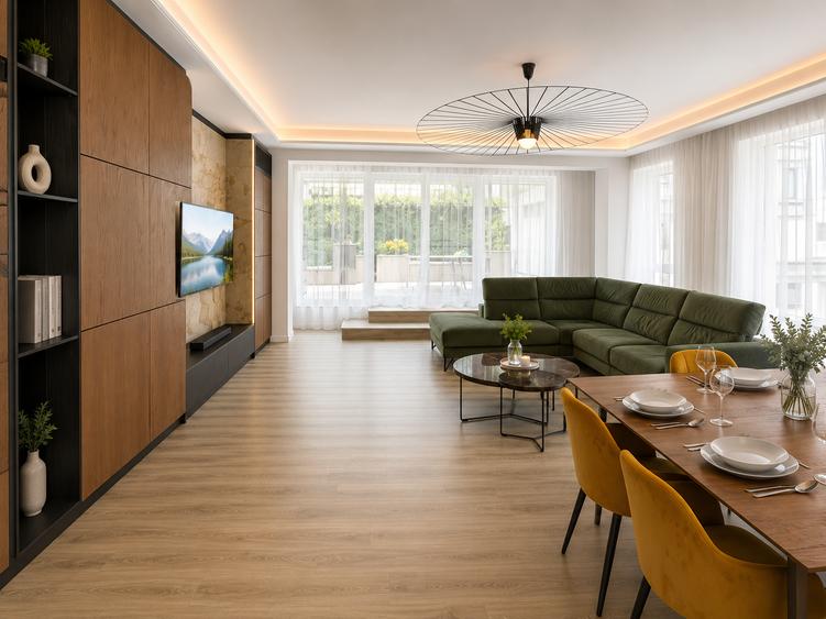 Apartament cu 3 camere semidecomandat în Floreasca
