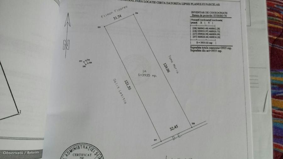Teren de 3935 mp, în Nazna