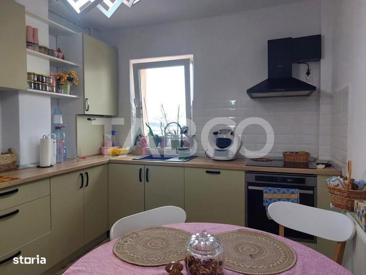 Apartament renovat 66 mp 3 camere 2 bai balcon pivnita Cisnadie - 24