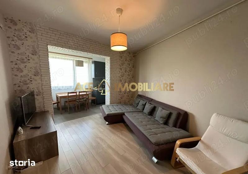 Apartament cu 2 camere, mobilat în Regie