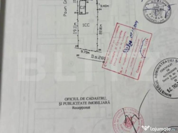 Teren cu constructie, 429 mp, zona Bradesti - 1
