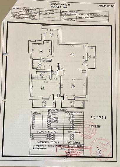 Apartament cu 3 camere decomandat în Pantelimon