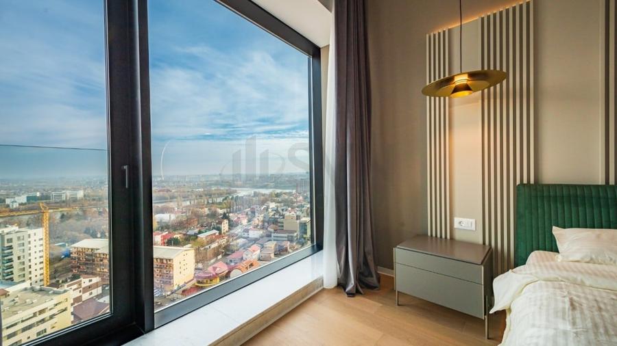 Apartament cu 4 camere decomandat, mobilat în Barbu Văcărescu