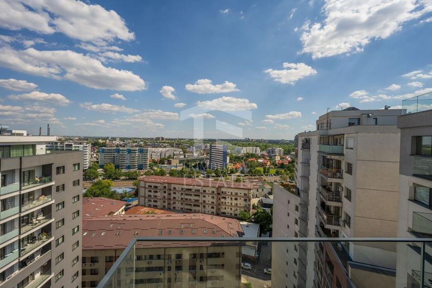Penthouse cu 5 camere decomandat, mobilat în Mihai Bravu