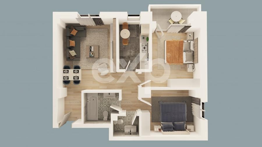 Apartament cu 3 camere decomandat în Mioveni