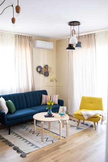 Apartament cu 2 camere decomandat, mobilat în Barbu Văcărescu