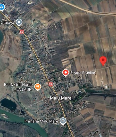 Teren agricol extravilan de 5000 mp, în Malu Mare