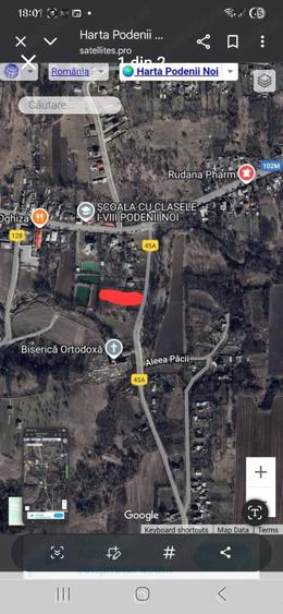 Teren de 2500 mp, în Central