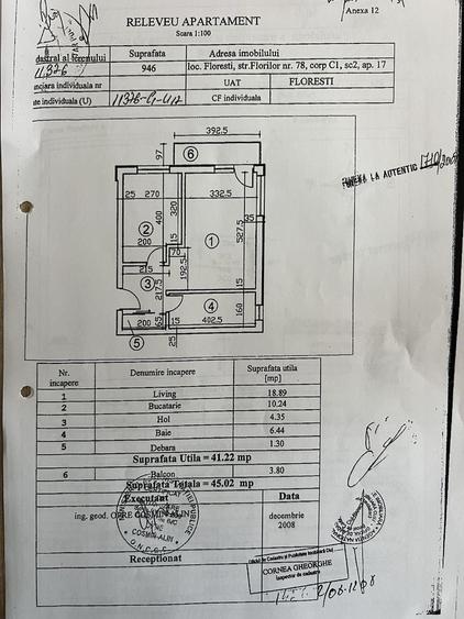 Apartament cu 2 camere decomandat în Exterior Vest