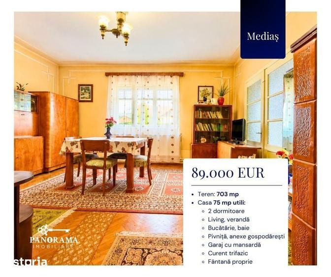 Casa pe un singur nivel, de vanzare in Media?, cartierul Mosnei - 1