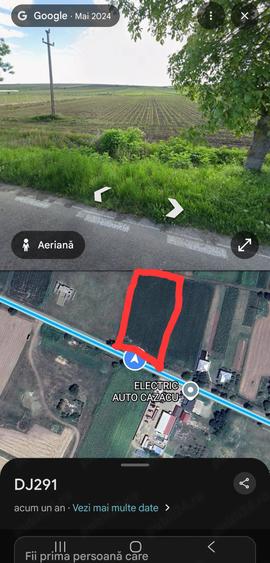 Teren de 2500 mp, în Huțani