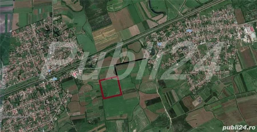 Teren de 565 mp, în Utvin