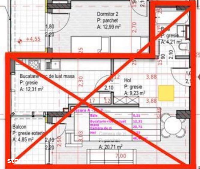 Apartament cu 2 camere în Sopor