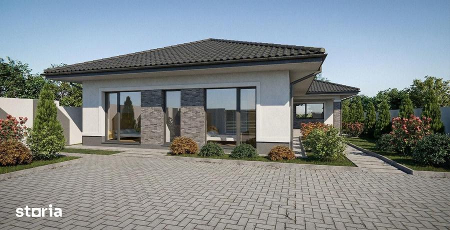Teren de 1080 mp, în Berghin