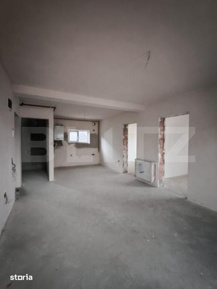 Apartament 3 camere, 58 mp, semifinisat, zona centrala - 3