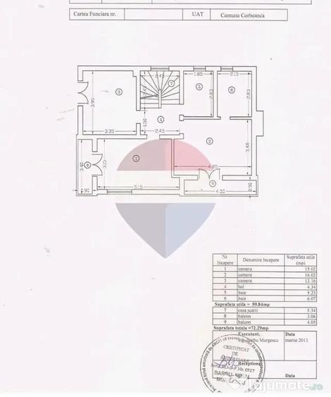 Casă cu 6 camere cu Teren 751 Mp în Corbeanca