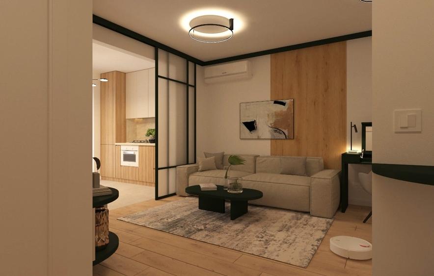 Apartament cu 2 camere semidecomandat, mobilat în Theodor Pallady
