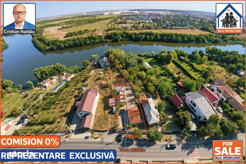 Casă cu 4 camere semidecomandat cu Teren 1047 Mp în Ștefăneștii de Jos