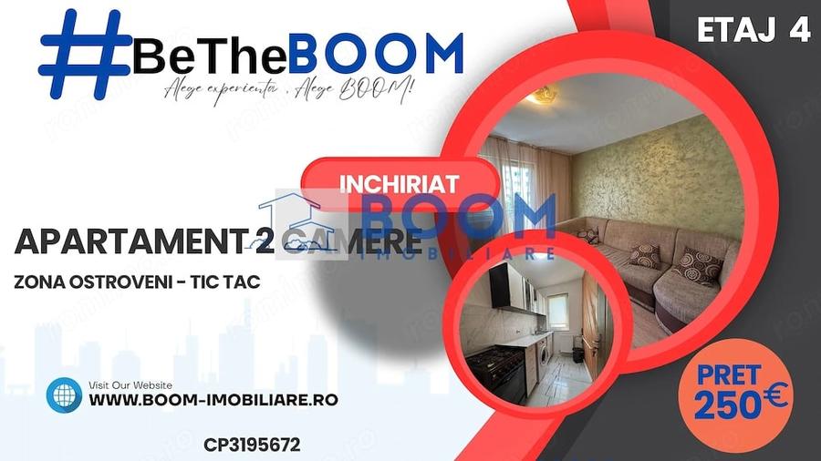 Apartament cu 2 camere decomandat în Ostroveni