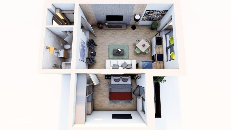 Apartament cu 2 camere în Sânpetru
