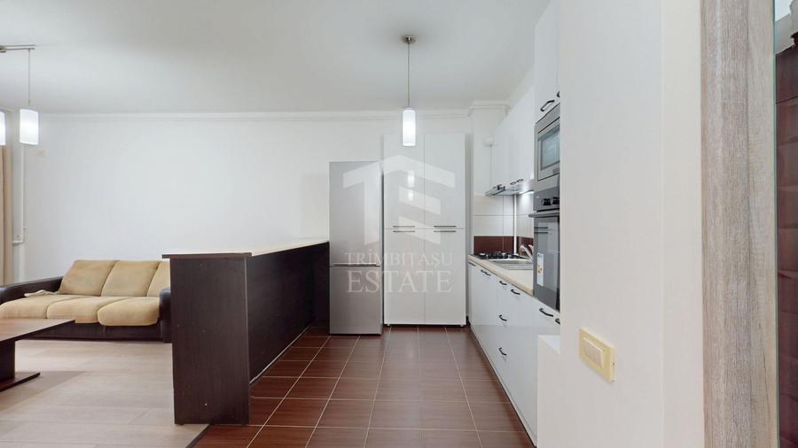 Apartament cu 2 camere semidecomandat, mobilat în Chiajna