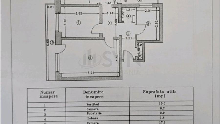 Apartament cu 3 camere decomandat, mobilat în Colentina