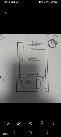 Apartament cu 2 camere în Dacia