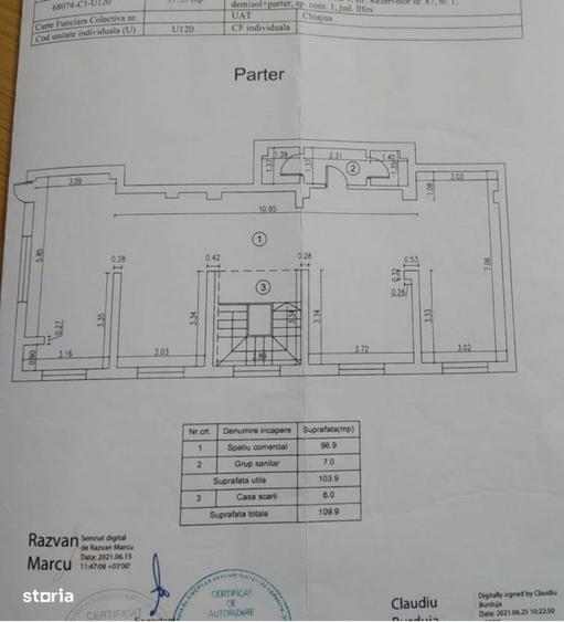Spațiu comercial, de 215 mp, în Chiajna