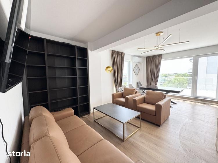 Apartament cu 3 camere, mobilat în Central