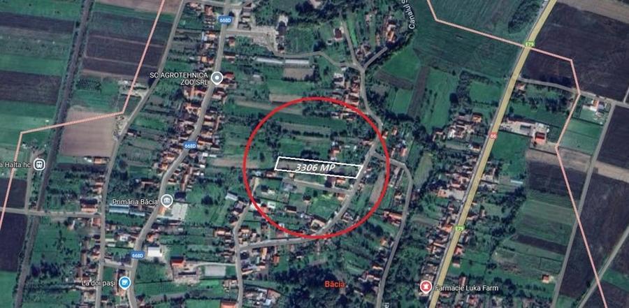 Teren în Băcia