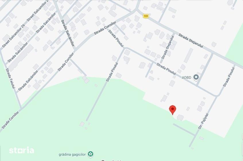 Teren de 848 mp, în Central
