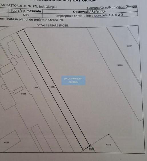 Teren agricol intravilan de 1161 mp, în Nord-Vest